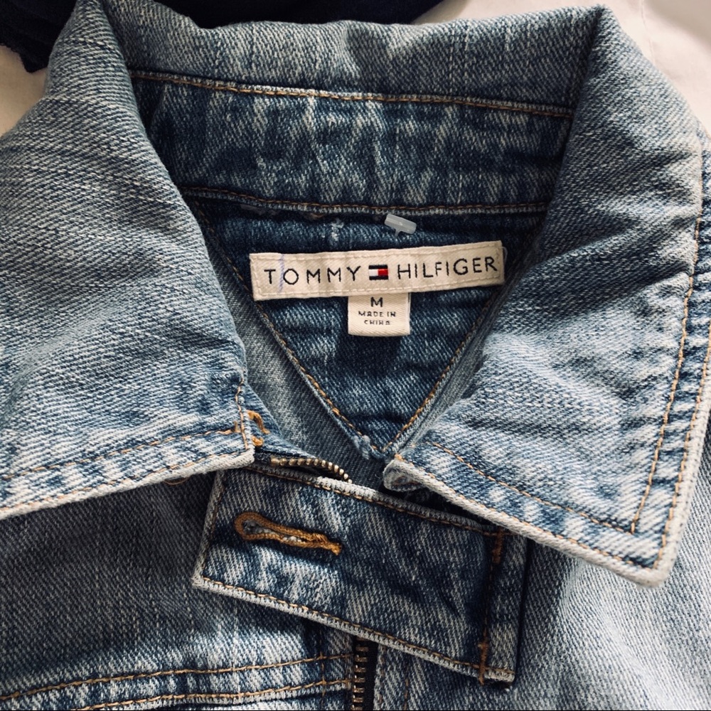 *Vintage* Hilfiger Zip-Up Jean Jacket